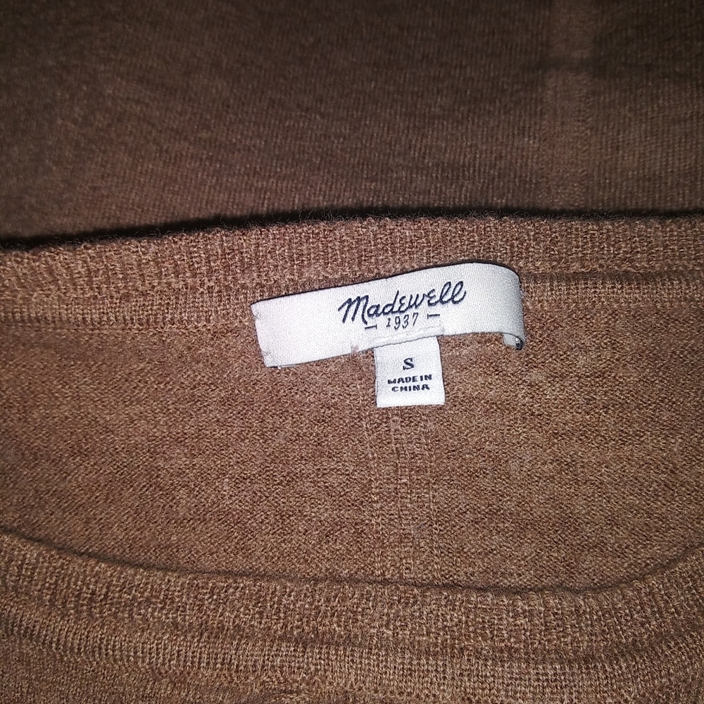 Madewell Rowhouse Merino Wool Pullover Sweater  - Picture 5 of 5